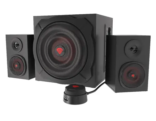 Аудио система, Genesis Speakers Helium 610BT 60W Rms 2.1 Black Wired Remote Control
