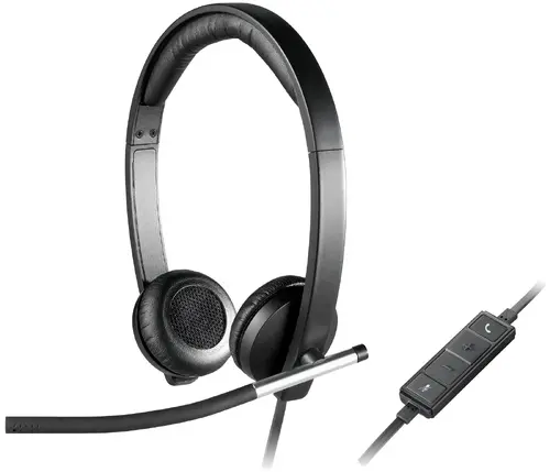 Слушалки, Logitech USB Headset H650e Stereo, Flexible Mic, In-line Controls, Echo Cancellation, Noise-cancelling, USB Слушалки, Logitech USB Headset H650e Stereo, Flexible Mic, In-line Controls, Echo Cancellation, Noise-cancelling, USB