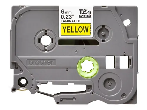 Консуматив, Brother TZe-611 Tape Black on Yellow , Laminated, 6mm - Eco Консуматив, Brother TZe-611 Tape Black on Yellow , Laminated, 6mm - Eco