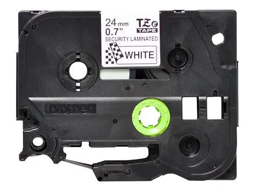 Консуматив, Brother TZe-SE5 Security Tape, black on white, 24mm, 8m Консуматив, Brother TZe-SE5 Security Tape, black on white, 24mm, 8m