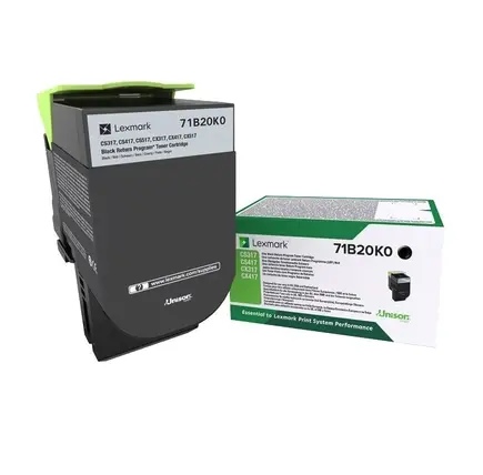 Консуматив, Lexmark 71B20K0 CS/CX317, 417, 517 Black Return Programme 3K Toner Cartridge