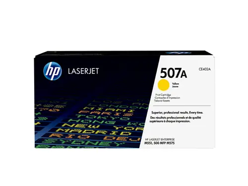 Консуматив, HP 507A Yellow LaserJet Toner Cartridge