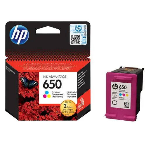 Консуматив, HP 650 Tri-color Ink Cartridge
