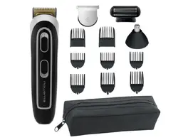 Машинка за подстригване, Rowenta TN9140F4, Multistyler Trim & Style Easy, hair + beard + body + ear & nose, cordless, wet & dry, minimum cutting length 0.5mm, hair blade 42mm, 6 fix hair combs, hair cutting lengths 3, 6, 9, 12, mm, beard blade 32mm, 3 fix beard combs, 3 day bear