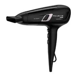 Сешоар, Rowenta CV5820F0, Studio Dry, DC, Effiwatts technology 2100W equivalent 2300W, High drying rate of 5,5g/min, High air speed up to 80km/h, Ionic generator, Thermo Control, 6 settings, concentrator 14mm, cool air shot, removable grid