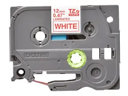 Консуматив, Brother TZe-232 Tape Red on White, Laminated, 12mm, 8m - Eco