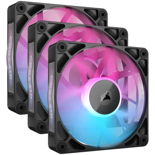 CORSAIR RX RGB Series, iCUE LINK RX120 RGB, 120mm RGB Fan, Triple Fan Kit