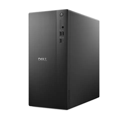 Настолен компютър, Dell Tower ECT1250, Intel Core i5 14400 (20 MB cache, 10 Cores,up to 4.7GHz), 8GB, 8GBx1, DDR5, 4800MT/s, 512GB SSD PCIe M.2, Intel UHD Graphics 730, Wi-Fi 6, Keyboard&Mouse, 180W,  Ubuntu, 3Y BO