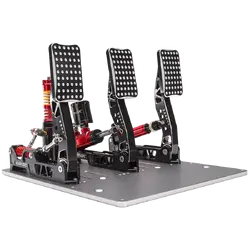 SIMAGIC Crimson Edition, Hydraulic Tri-pedal Set, 200kg Loadcell, Standard Throttle Plate. S310