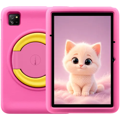 Blackview Tab A6 Kids WiFi 10.1-inch HD+ IPS 800x1280 A523 Octa-core 1.8GHz 4GB/128GB 5100mAh NO Charger 5MP Front/8MP Rear camera Android 14 Rose Pink