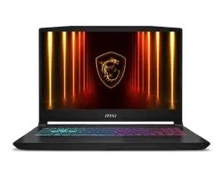 Лаптоп, MSI Katana 15 HX B14WFK, i5-14450HX (10C/16T 6P+ 4E, up to 4.8Ghz), NVIDIA GeForce RTX 5060 8GB GDDR7 572 AI TOPS, 15.6