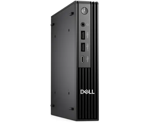 Настолен компютър, Dell Pro Micro Plus QBM1250, Intel Core Ultra 5 235 (13 TOPS NPU, 14 cores, up to 5.0GHz), 16 GB: 1 x 16 GB, DDR5, up to 5600 MT/s, 512GB SSD TLC, Integrated Graphics, Wi-Fi 6E, Bulgarian Keyboard&Mouse, 180W, Win 11Pro, 3Y PS