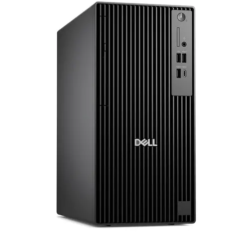 Настолен компютър, Dell Pro Tower Plus QBT1250, Intel Core Ultra 5 235 (13 TOPS NPU, 14 cores, up to 5.0GHz), 16GB: 1 x 16GB, DDR5, up to 5600 MT/s, 512GB SSD, Integrated Graphics, 8x DVD+/-RW, Keyboard&Mouse, 260W, Ubuntu, 3Y PS