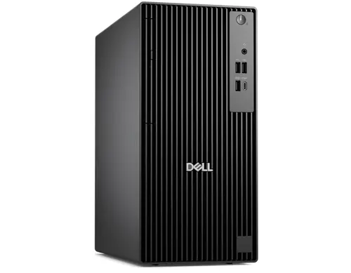 Настолен компютър, Dell Pro Tower QCT1255, AMD Ryzen 5 PRO 8600G (16 TOPS NPU, 6 cores, up to 5.0GHz, 16 GB: 2 x 8 GB, DDR5, up to 4800 MT/s, 512GB SSD, Integrated Graphics, 8x DVD+/-RW, Bulgarian Keyboard&Mouse, 180W, Win 11 Pro, 3Y PS