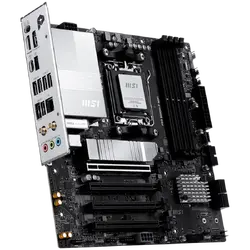 MSI PRO B850M-P WIFI, mATX, Socket AM5, 4x DDR5 Dual Channel DDR5 up to 8200(OC)MHz, 4x PCIe x16 slot, 3x M.2 slot, 4x USB 2.0, 2x USB 5Gbps, 1x USB 10Gbps, 1x USB 10Gbps Type-C, DP, 7.1 HD Audio, 5G LAN, WiFI 7, BT, 3Y