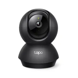 Камера TP-Link Tapo C201, Pan/Tilt, 1080p, ден/нощ до 9м., Micro SD, черна