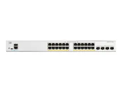 Комутатор, Cisco Catalyst 1300 24-port GE, Full PoE, 4x1G SFP