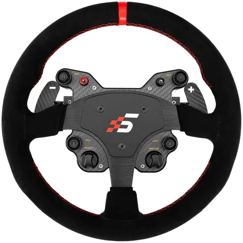 SIMAGIC GT1 Round Steering Wheel, Shifter Paddles, Suede| QR70 Included. S210