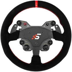 SIMAGIC GT1 Round Steering Wheel, Shifter Paddles, Suede| QR70 Included. S210
