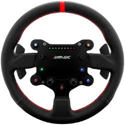SIMAGIC GT‑Style GTS Steering Wheel for GT Simulation, suede finish