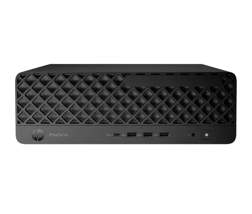 Настолен компютър, HP ProDesk 4 SFF G1i AI, Ultra 5 225(up to 4.9Ghz/20MB/10C), 16GB 5600Mhz 1DIMM, 512GB PCIe SSD, HP 125 Keyboard & HP 125 Mouse, WiFi 6 + BT 5.4, Win 11 Pro, 3Y NBD On Site