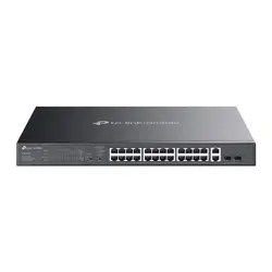 Комутатор TP-LINK ES228GMP, 24xGb PoE+ 802.3at/af,2x Gb.RJ45 port,2 xGb.SFP