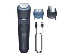 PHILIPS Тример за подстригване на брада series 3000 40 настройки за дължина 80 мин без кабел с 4 часа зареждане