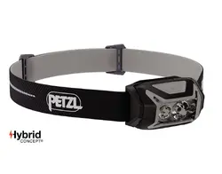 Челник PETZL ACTIK CORE 2025, Акумулаторна батерия, 625 Лумена, Черен