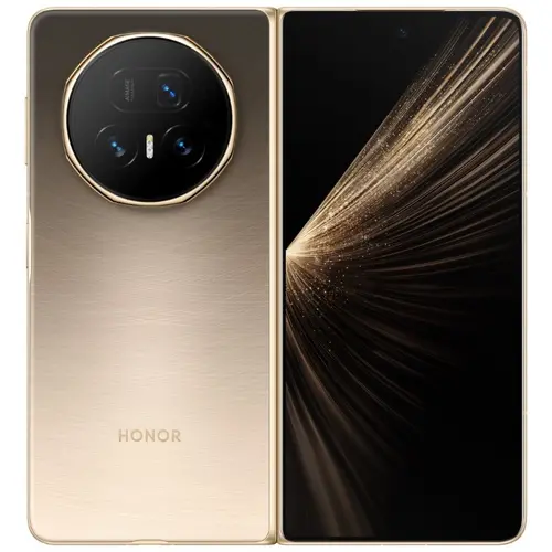 Мобилен телефон, Honor Magic V5 Foldable, Dawn Gold, Maybach-N49D, 6.43", unfolded 7.95", OLED 2376x1060, unfolded 2352x2172, Snapdragon 8 Elite 5G, (2x4.32GHz +6x3.53GHz), 16GB, 512GB, 64+50+50MP/20+20MP, Li-Po 5 820mAh, FPT, BT, USB Type-C, Android 15, MagicOS 9