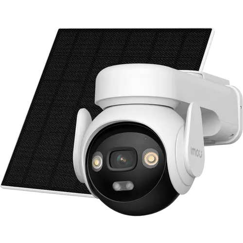 Imou AOV PT solar kit 5MP, smart full color night vision 4G+Wi-Fi IP camera,3.6mm fixed lens, 1/3'' progressive CMOS,330 Pan&90 Tilt, night vision up to 25m, H.265/H.264, Up to 15 fps Frame Rate,Micro SD up to 512GB, 8x Digital Zoom, Two-way Audio