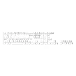 Капачки за механична клавиатура Keychron Double Shot KSA PBT Keycap Full Keycap Set 137 Keycaps - White