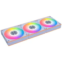Вентилатори 3бр Lian Li UNI FAN CL Wireless ARGB PWM Reverse - 120 mm Бели + Контролер