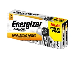 КУТИЯ ОТ 16 БРОЯ БАТЕРИИ ALKALINE POWER AA CHP16 SRP ENERGIZER