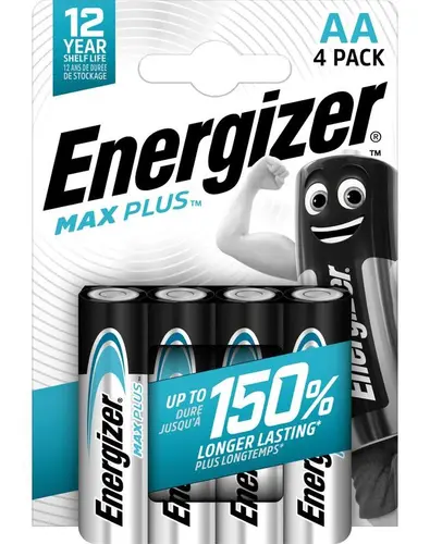 АЛКАЛНИ БАТЕРИИ ENR MAX PLUS AA CHP4 ENERGIZER