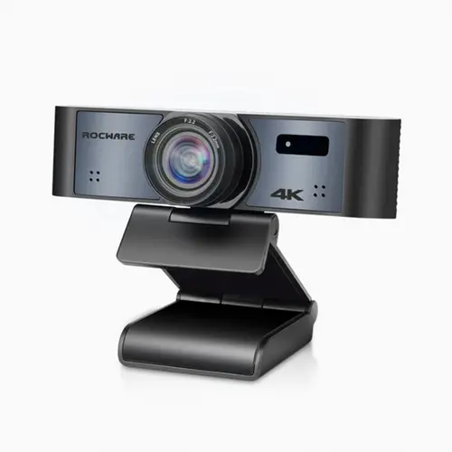 ROCWARE RC16 Уеб камера, 4K UHD, 110 градуса,8x зуум, USB-C