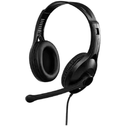 Edifier K800 USB Over-Ear Headphones, 40mm Drivers, Noise-Cancelling Microphone, Inline controls, Black