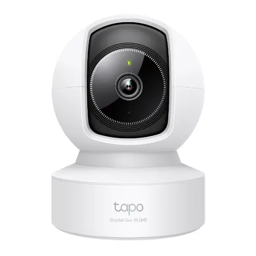 IP камера куполна TP-Link Tapo C222, 2560x1440@30fps, Pan/Tilt, H.264, microSD, Wi-Fi, аудио, RJ-45