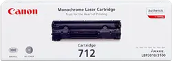 КАСЕТА ЗА CANON i-SENSYS LBP3010/LBP3100 - CRG-712 (CRG712) - Black - PN CR1870B002AA