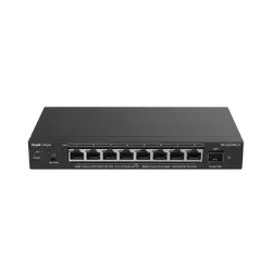 Комутатор Ruijie RG-ES209MG-P, 8x2.5G PoE+,1x10G SFP+, 130W, до 16 VLAN настолен