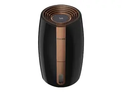 PHILIPS Овлажнител на въздух Серия 2000 Непрекъснато овлажняване за до 15 часа приложение Air+ за помещение до 32 м² черен