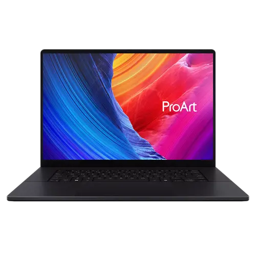 Лаптоп, Asus Pro Art,H7606WP-RJ083X,AMD Ryzen AI 9 HX 370  2.0GHz (36MB Cache, up to 5.1GHz, 12 cores, 24 Threads) up to 50TOPS ,16 OLED WQXGA+(2880X1800)16:10 Bend+400nits(HDR) Glare DCI-P3:100% ,120 mHZ , 64 GB LPDDR5X, 2TB PCIE G4 SSD+2TB PCIE G4 SSD, RTX 507