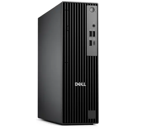 Настолен компютър, Dell Pro Slim QCS1255, AMD Ryzen 7 8700G (16 TOPS NPU, 8 cores, up to 5.1GHz), 16 GB: 1 x 16 GB, DDR5, up to 4800 MT/s, 512GB SSD, Integrated Graphics, Wi-Fi 6, Bulgarian Keyboard&Mouse, 180W, Ubuntu, 3Y PS