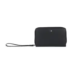 Кожен портфейл Bugatti Black Magic, с цип, черен