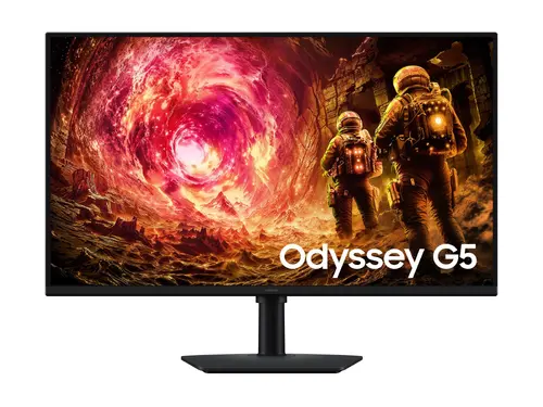Монитор, Samsung 32FG502 32" Odyssey G5 QHD IPS 180Hz 1ms 2560x1440 DP HDMI Black