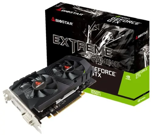 Видео карта BIOSTAR GeForce GTX 1050TI 4GB GDDR5 Видео карта BIOSTAR GeForce GTX 1050TI 4GB GDDR5