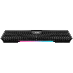 Edifier MG250 2.0 Desktop Soundbar, Bluetooth V5.3, USB-A soundcard input, 2-inch full-range drivers 5W (RMS) output, RGB light strip with companion app control, Built-in MEMS microphone with noise-cancellation, One-touch touch-panel control, Black