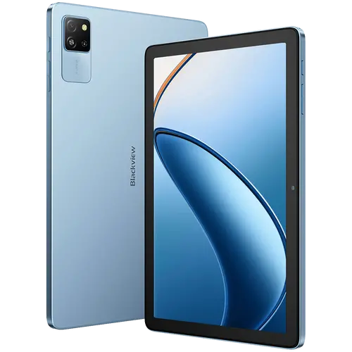 Blackview TAB60 WiFi6 10.1-inch HD+IPS 800x1280 60Hz 4GB/128GB A523 Octa-core 1.8GHz Camera Front 5MP Rear 8MP 5100mAh NO Charger Android 15 Sunny Sky Blue