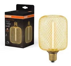 LED ЛАМПА DECOR STR SQ100 GOLD/DIM 3.5W/818 E27 LEDVANCE