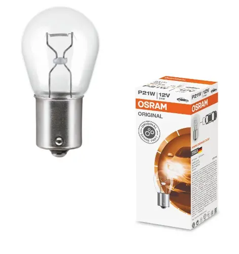 АВТОМОБИЛНА ЛАМПА 7506 P21W 12V BA15s UNPACKED  OSRAM