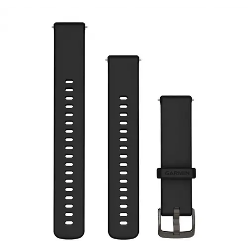 Garmin Бързоосвобождаваща се каишка - Black (18 мм) 010-13406-02 Garmin Бързоосвобождаваща се каишка - Black (18 мм) 010-13406-02